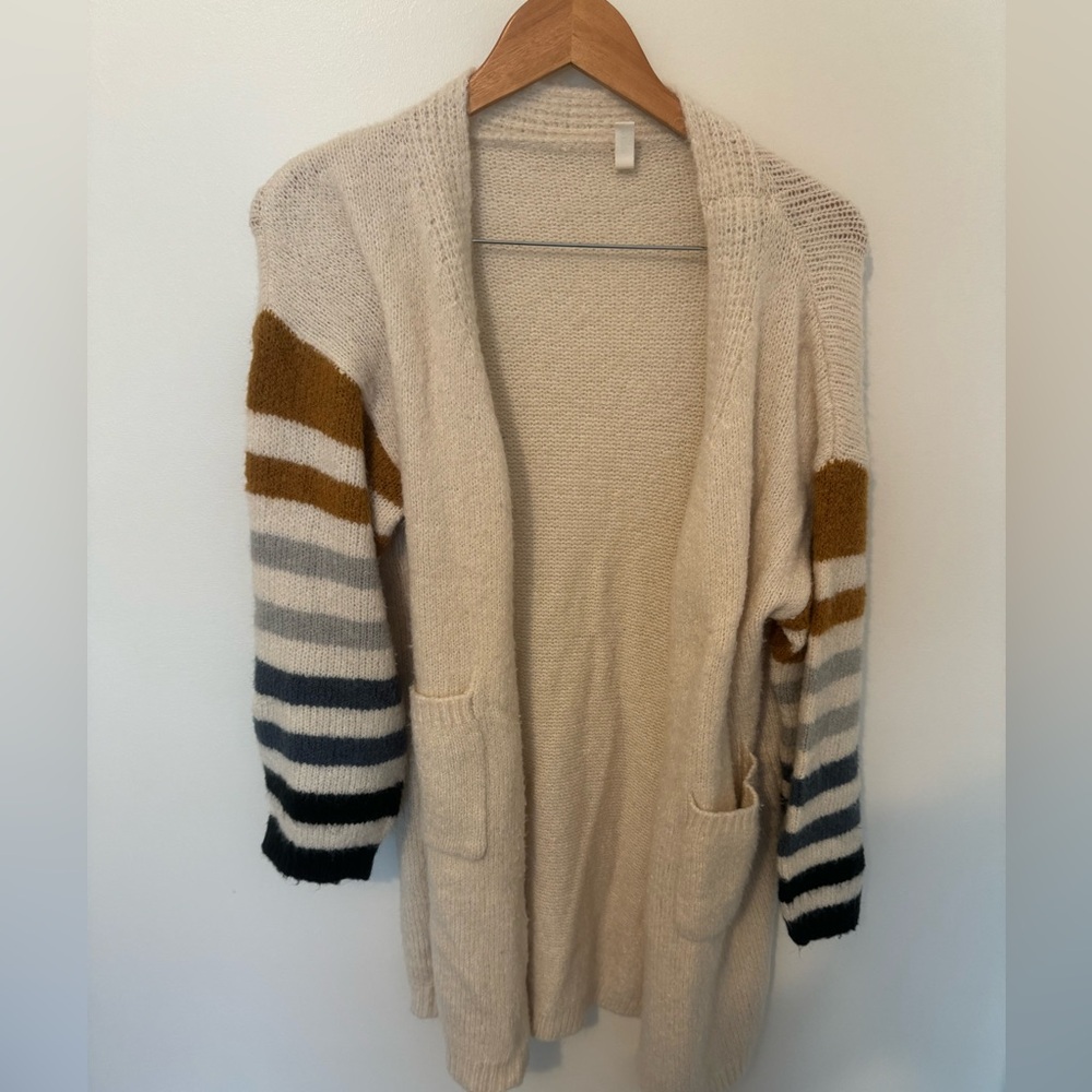 Oversized Cream Cardigan